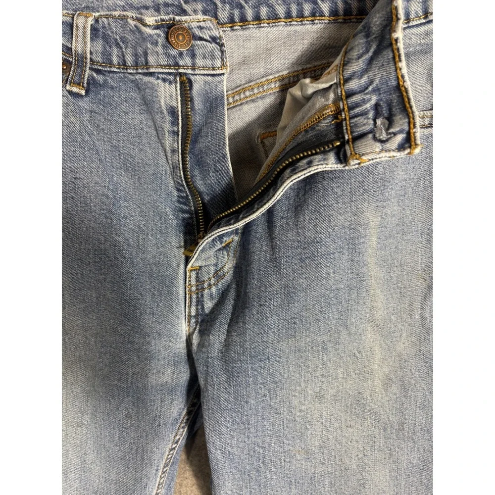 Levi's 505 Mens Jeans‎ Light Wash Straight Fit Casual Denim W33 L30